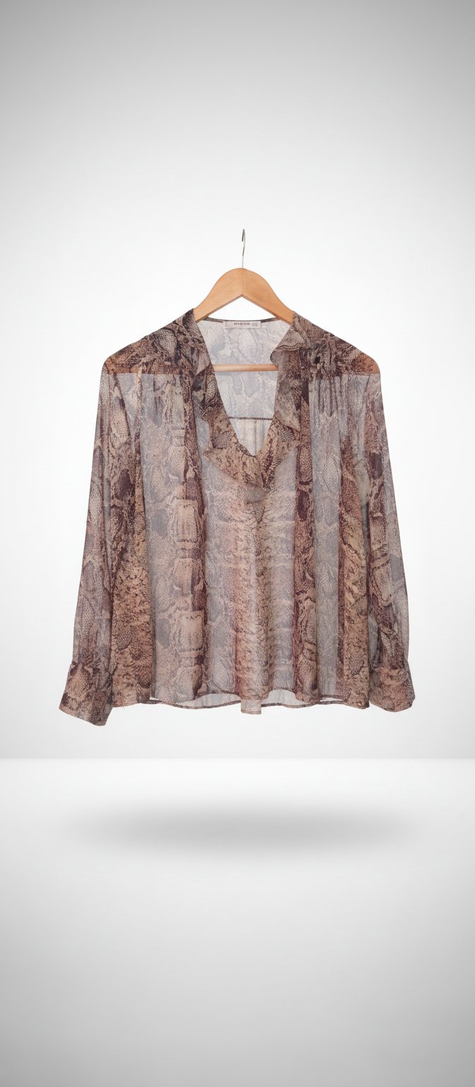 Chemise en mousseline élégante 