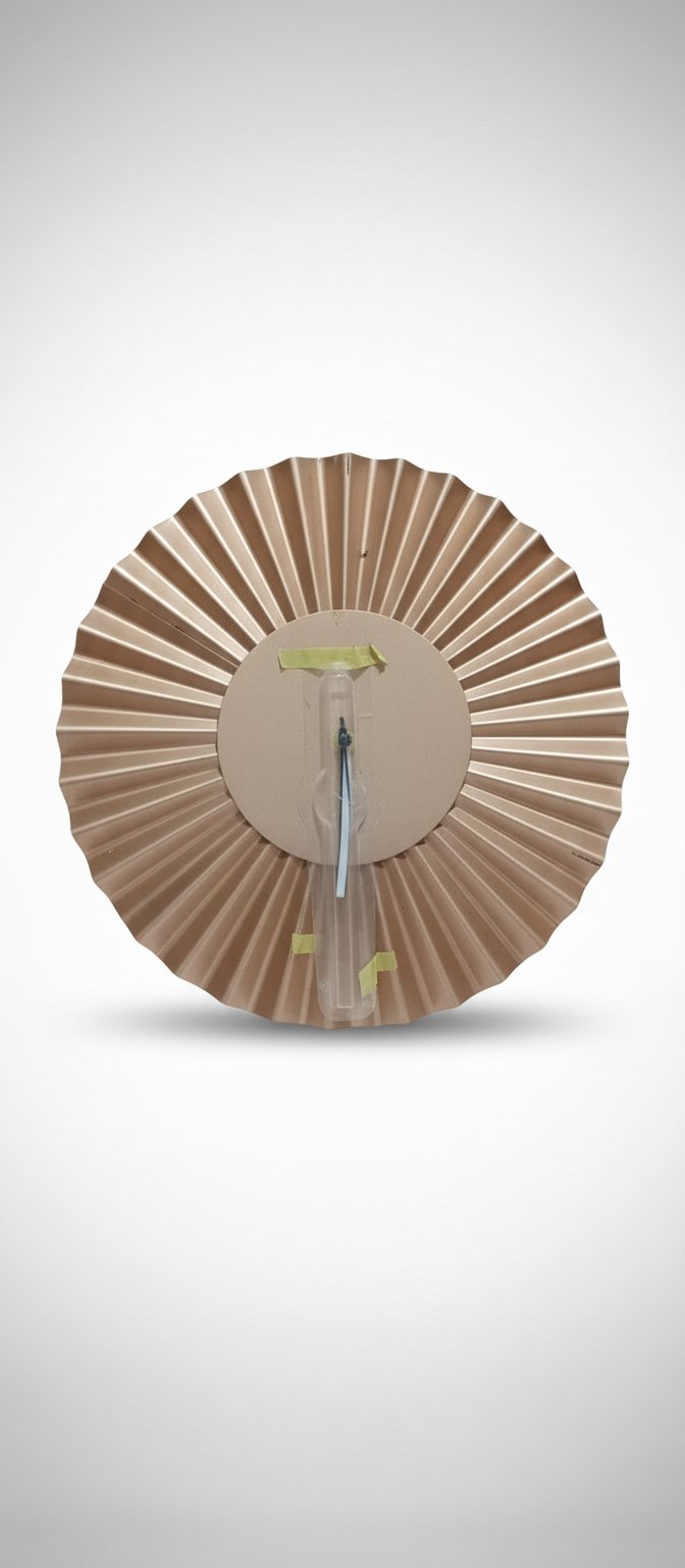 Montre murale decorative en acier