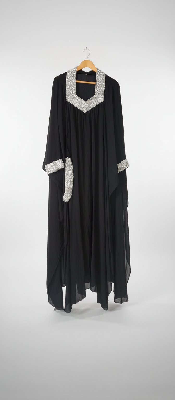 Jebba pour femme voilée avec  ceinture 