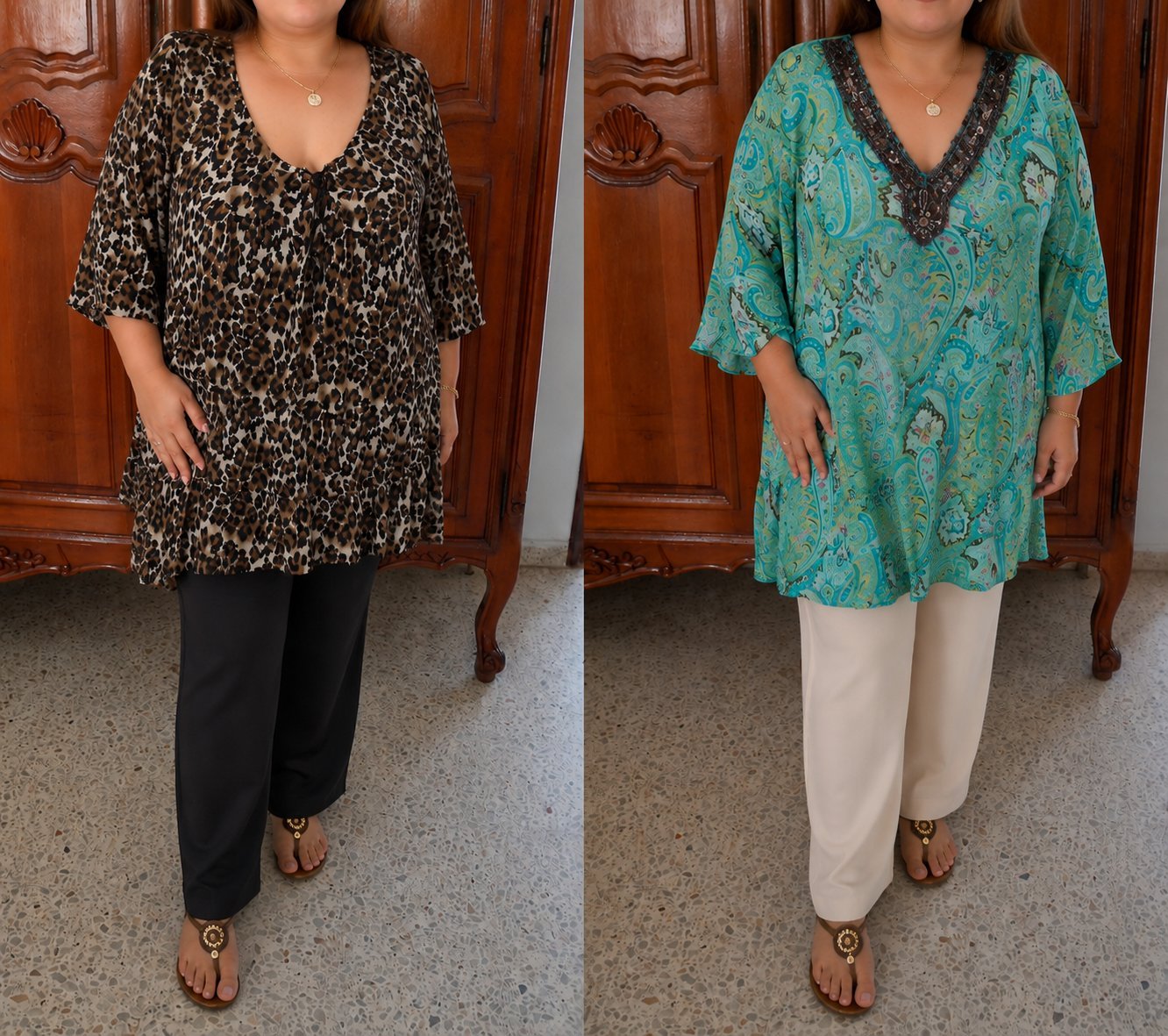 Lot de deux chemises grande taille 
