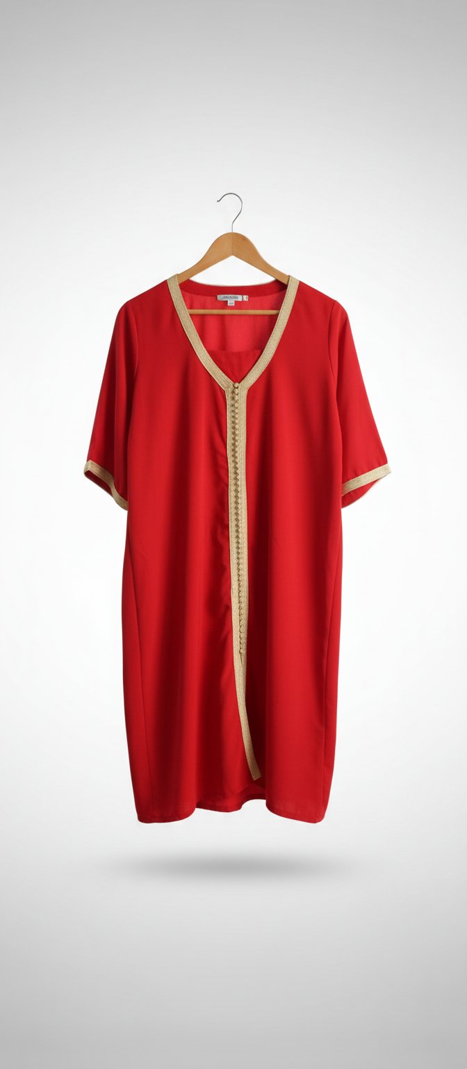 Robe broderie marocaine hand made