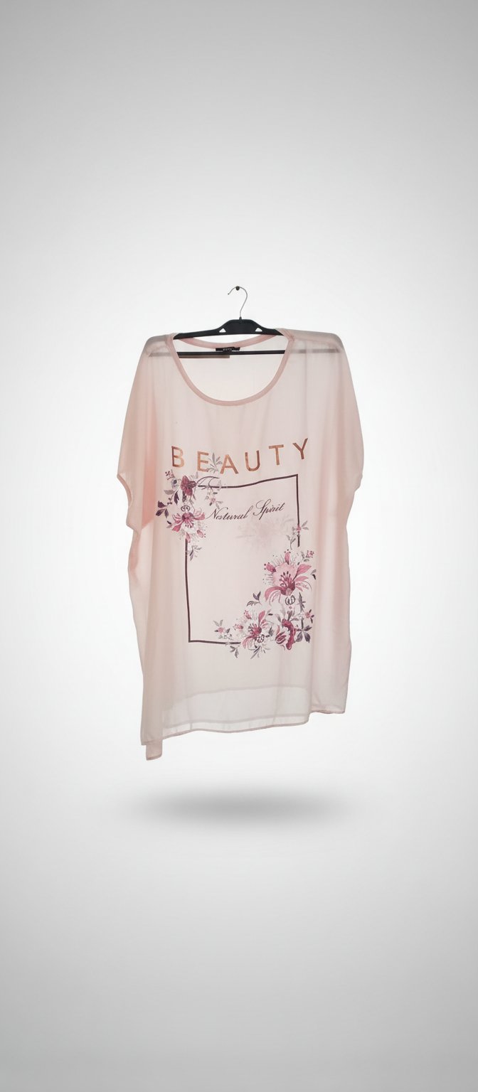 Pull dos coton et le devant en mousselinemousseline 