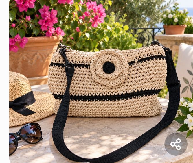 Joli sac en crochet hand made 