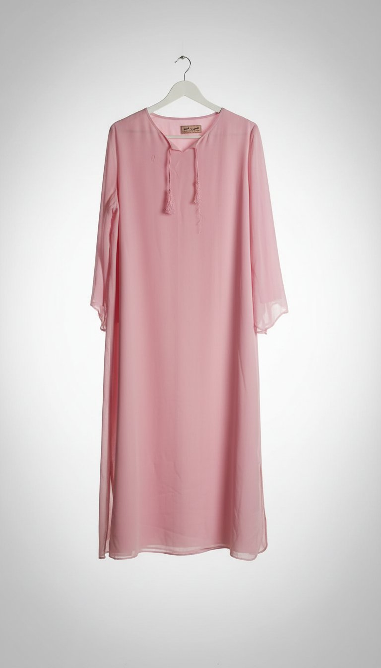 Robe style jebba en crêpe 