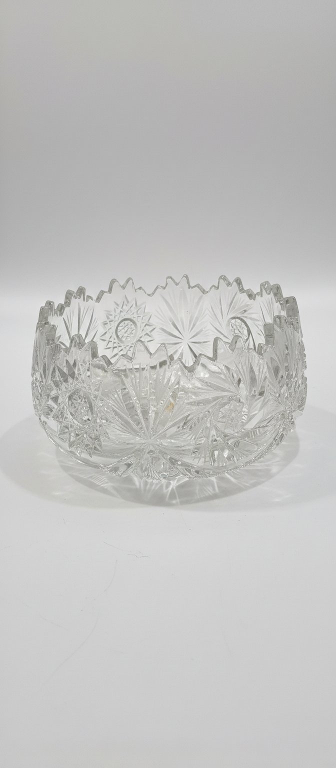 Decor de table en cristal une pièce antique