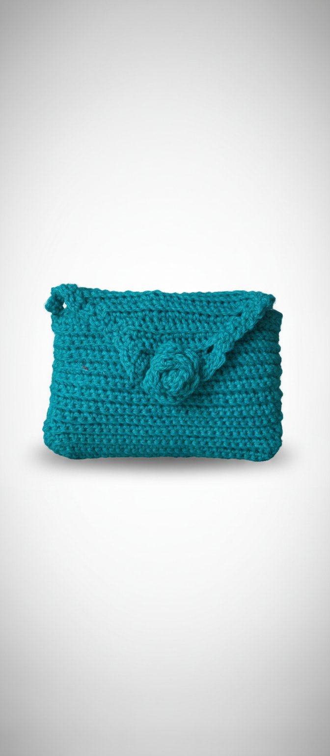 Pochette en crochet hand made
