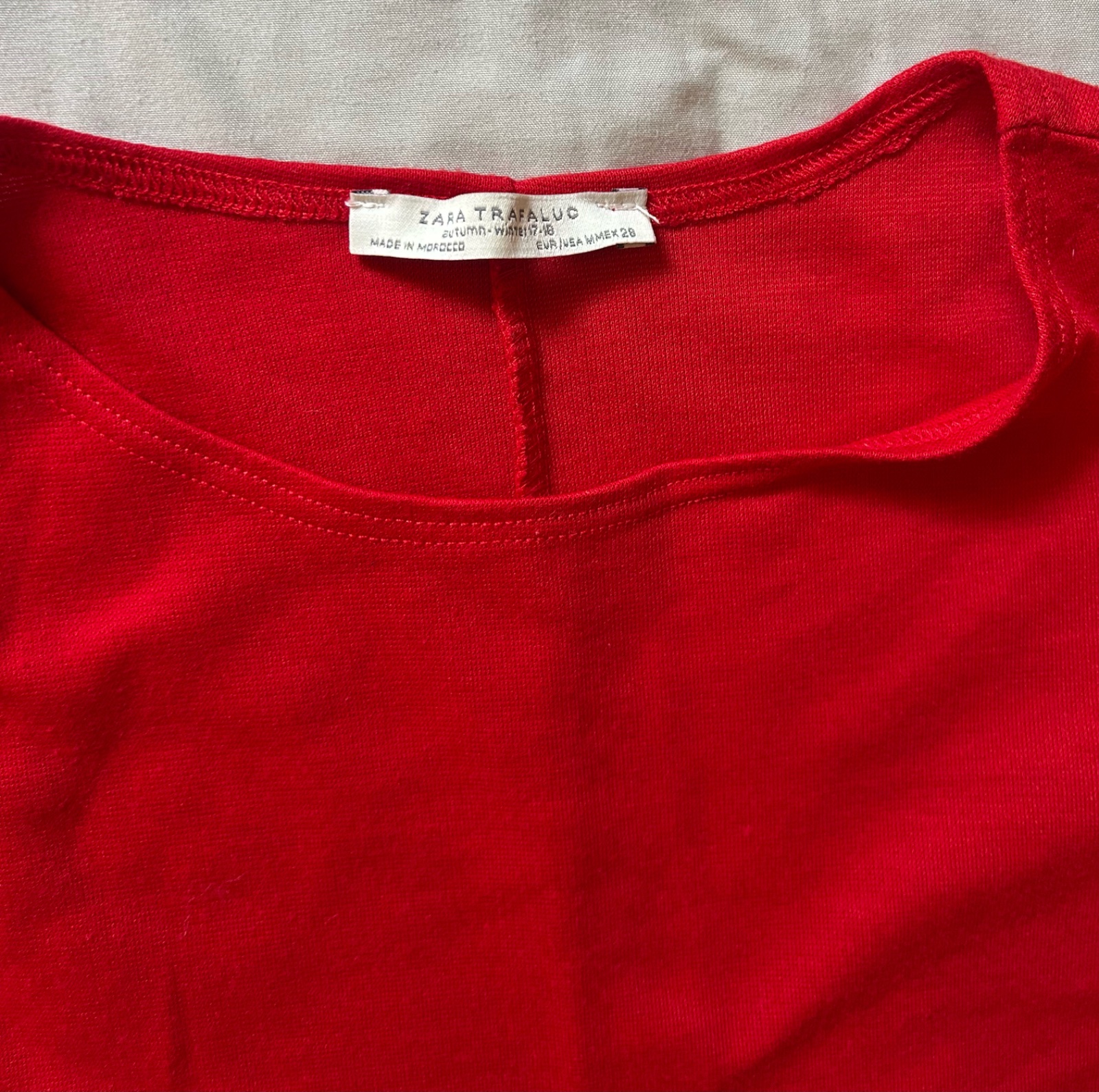 Robe rouge ZARA
