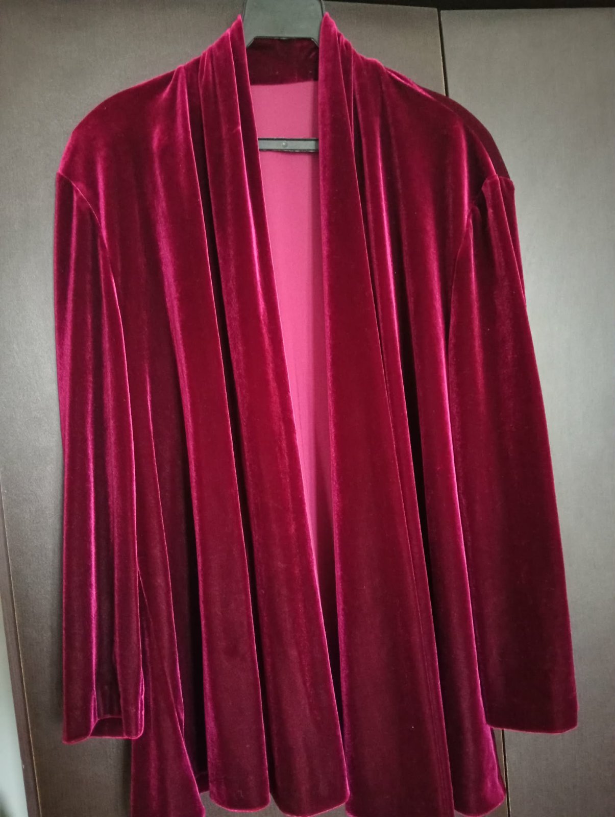 Veste el velours oversize 