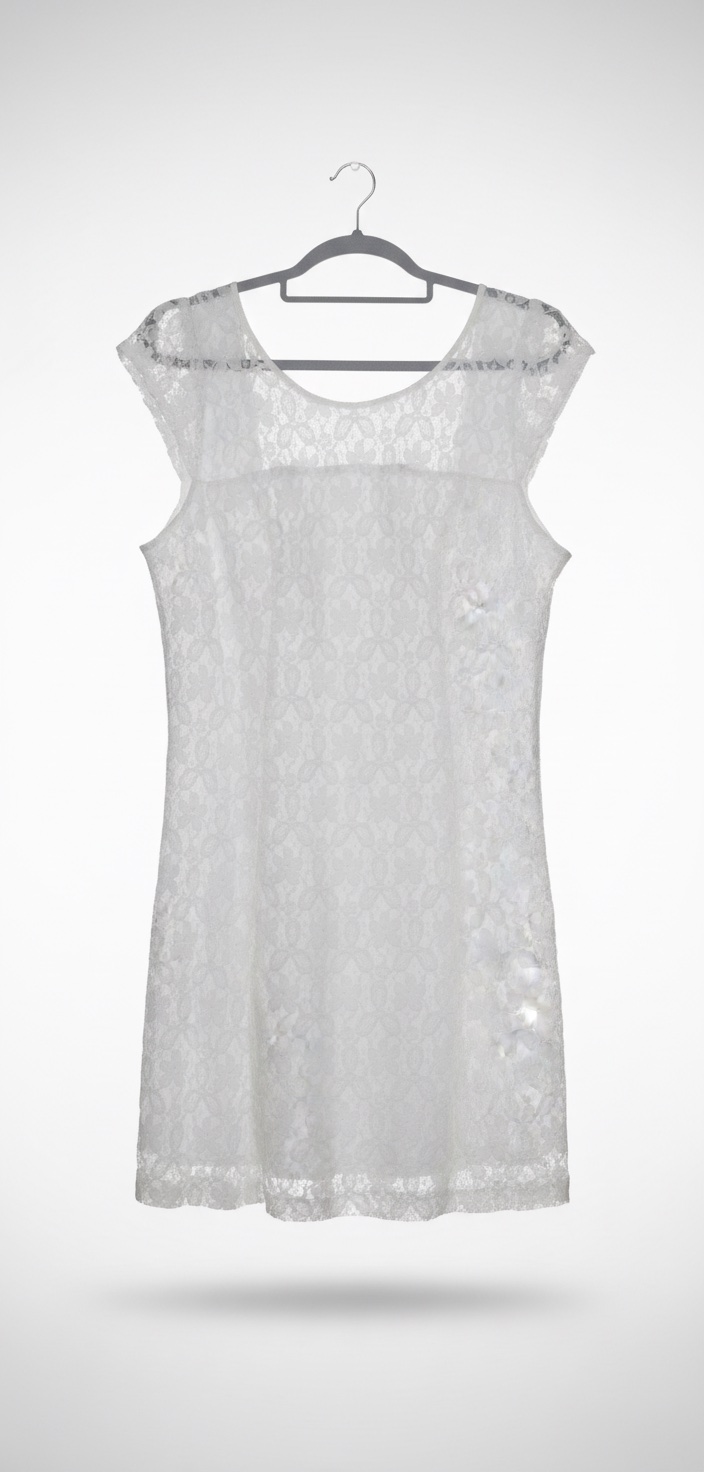 À vendre robe Guess authentique Couleur: Blanc cassé Matière: Dentelle État: Comme neuve  Parfaite pour fiançailles, Eid, soirée ✨ Prix: 180DT