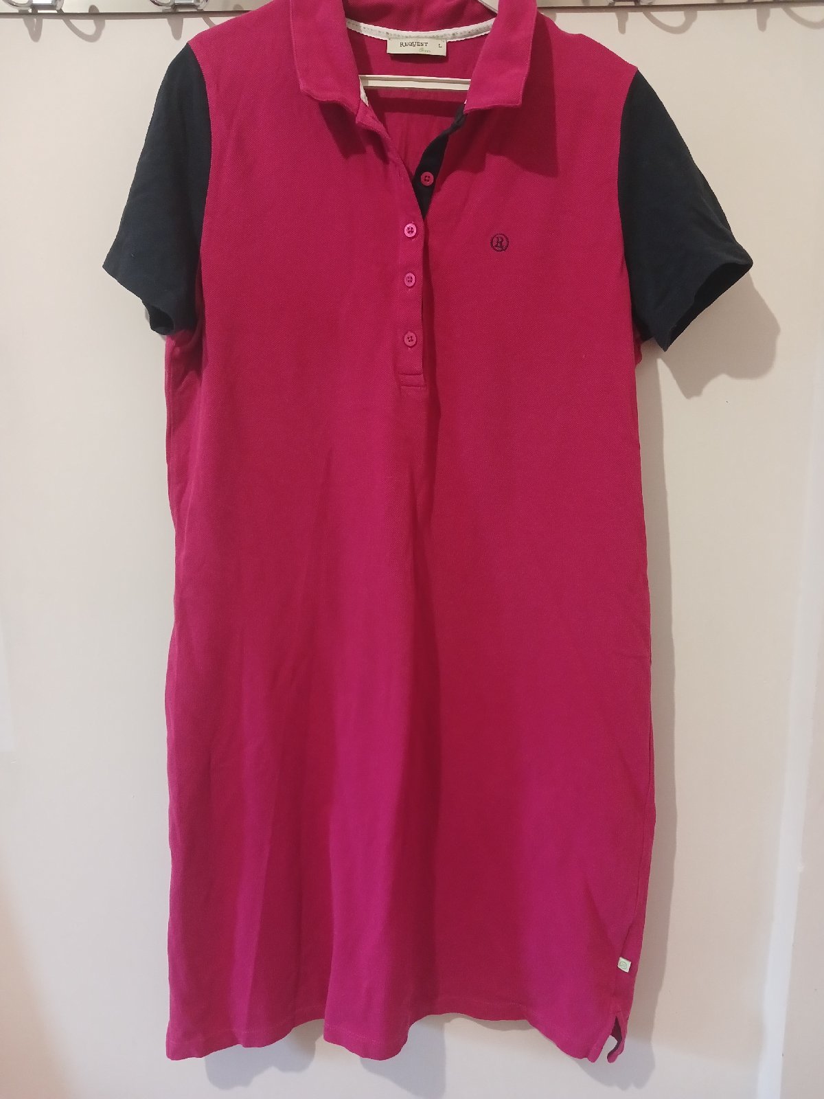 Robe droite rose