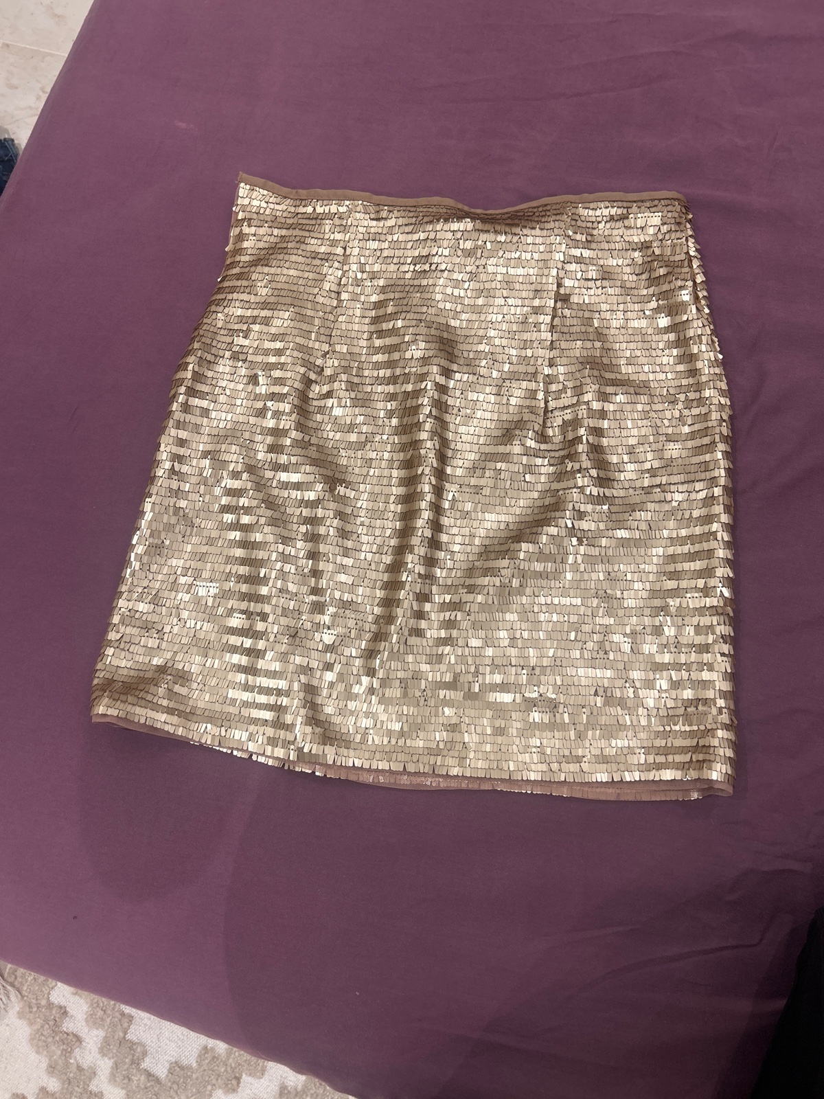 Mini jupe a sequins 