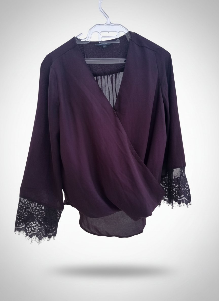 Chemise de couleur prune