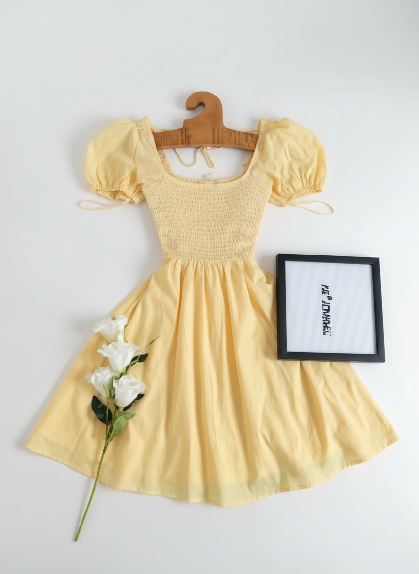 Tres jolie robe en jaune 💛