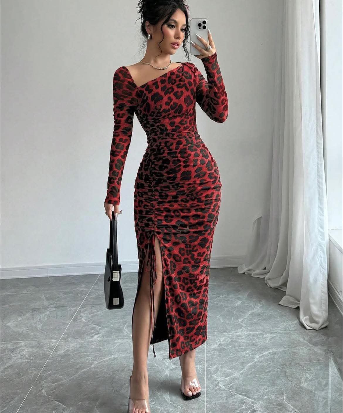 Robe Tigrée rouge