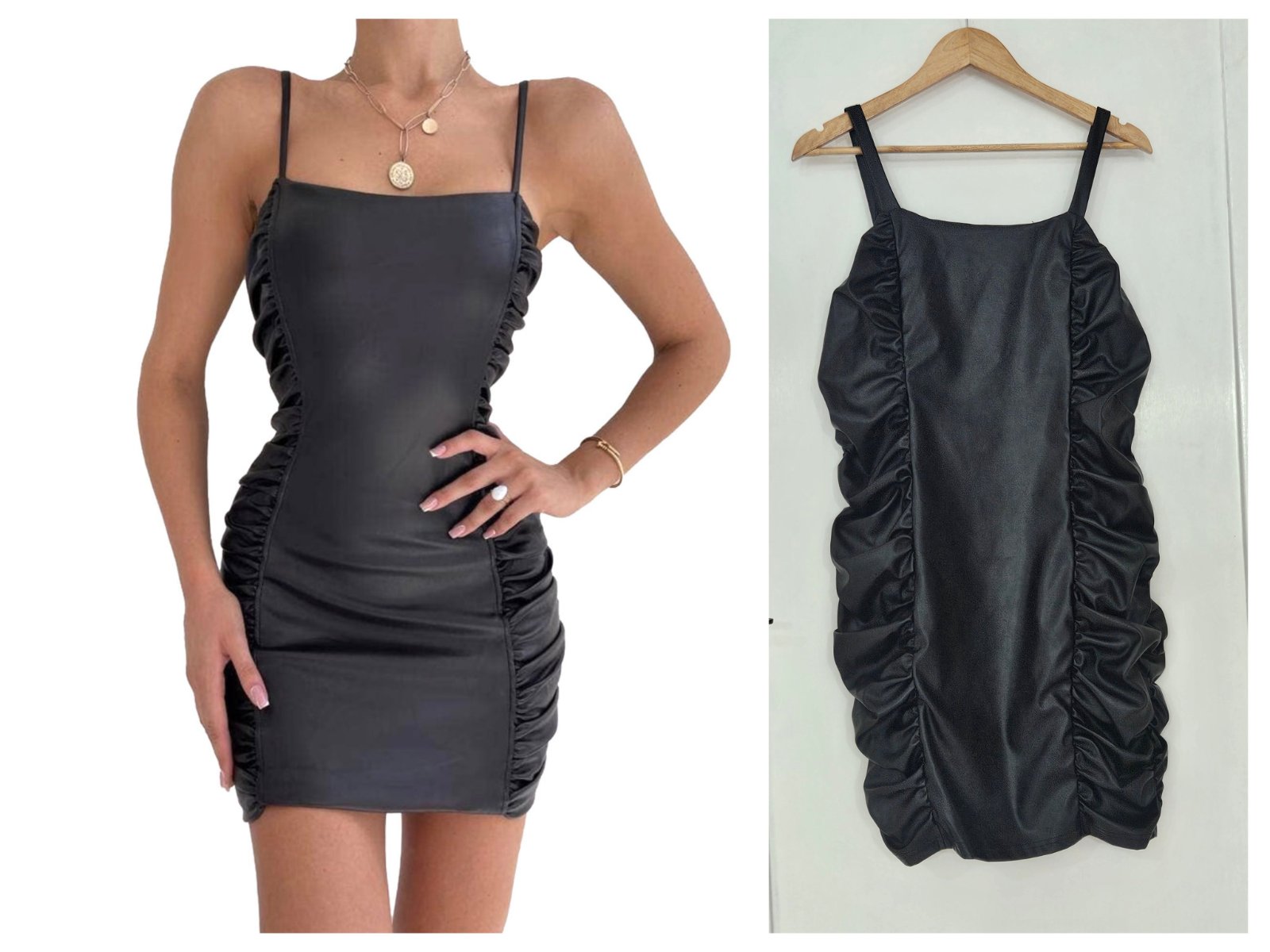 robe noire moulante Shein taille 42