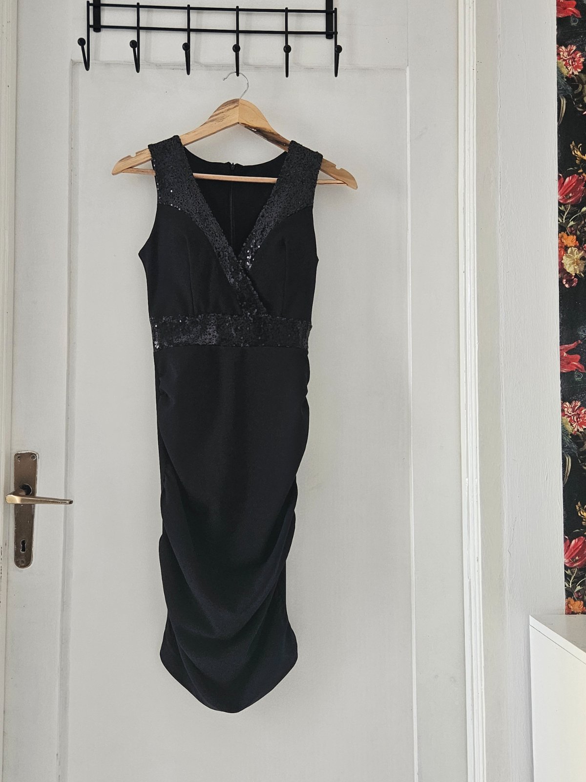 Robe de soirée noire taille s