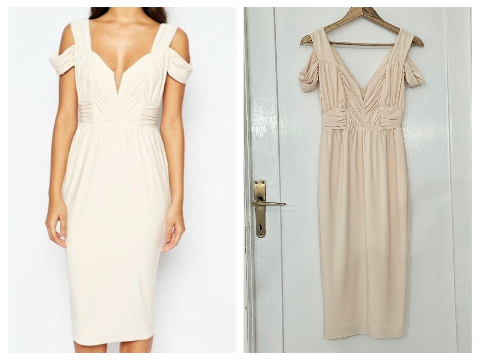 Robe asos beige taille 36