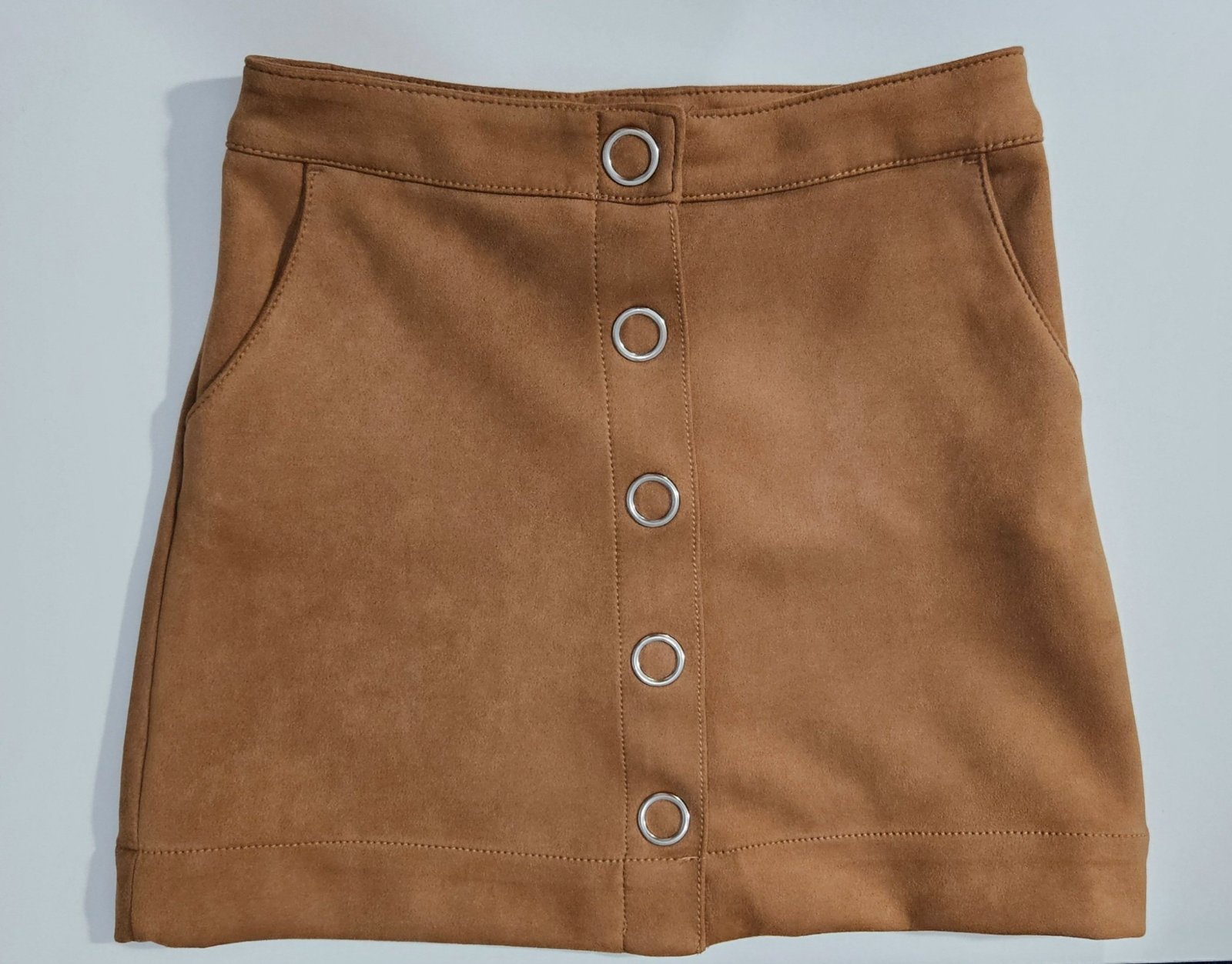 Mini-jupe daim taille xs