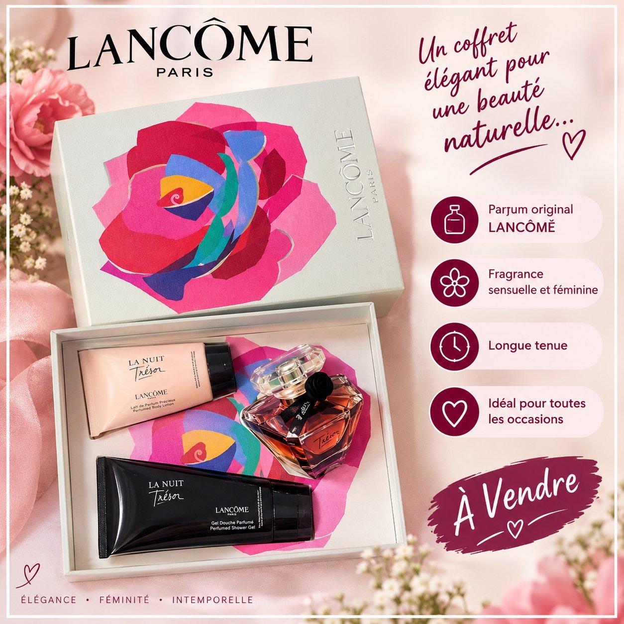 Coffret parfum lancome