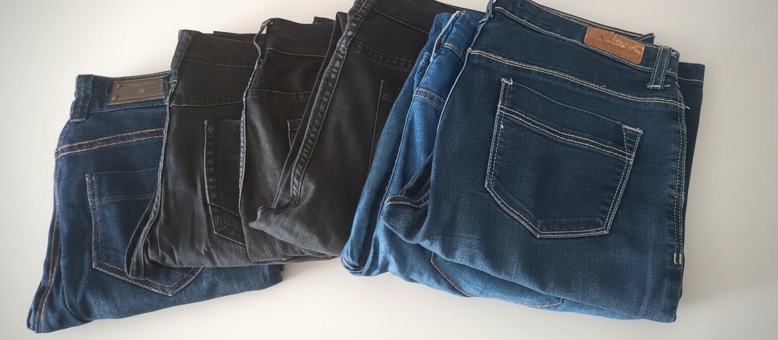 Liquidation lot de 7pantalons djean kiabi et sasio taille 36 je cède à 40d