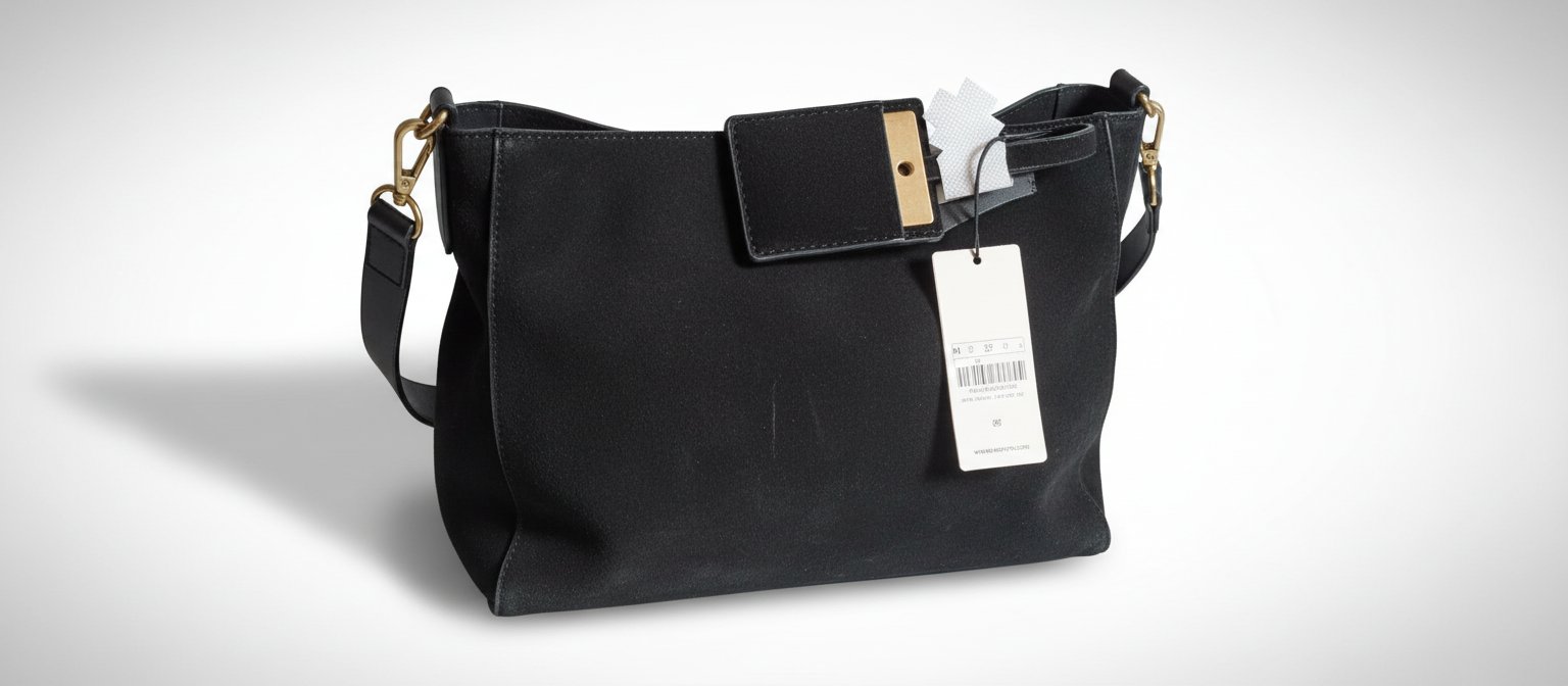 Sac à main neuf de la marque parfois Daim noir 