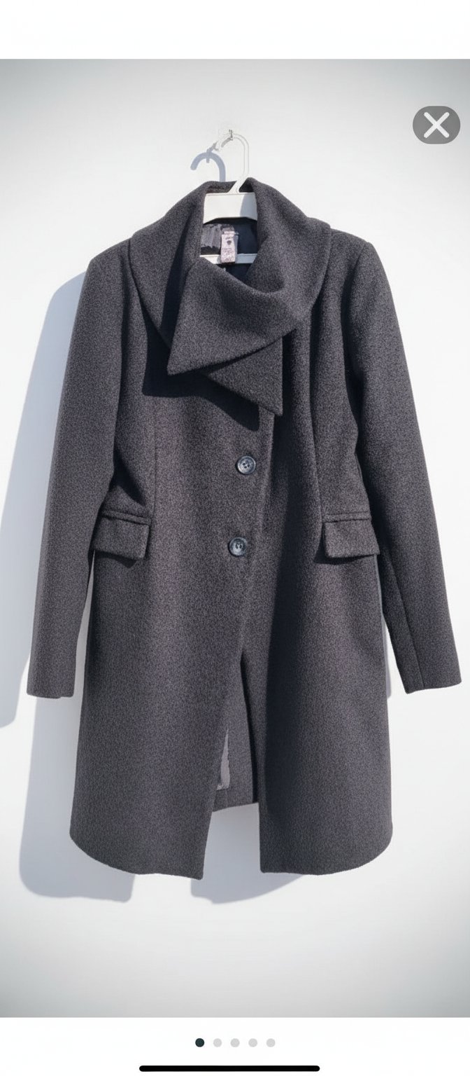 Manteau noir taille s