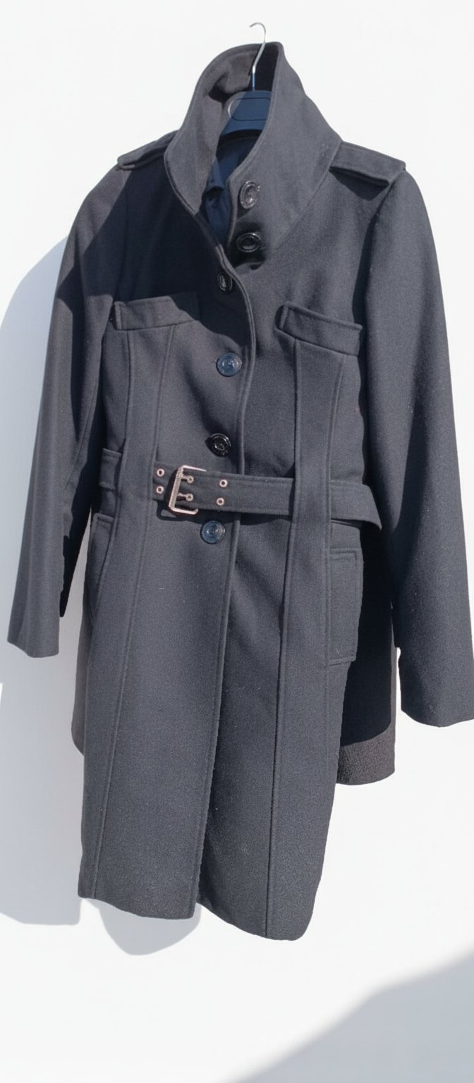Manteau noir ylabbes 38/40