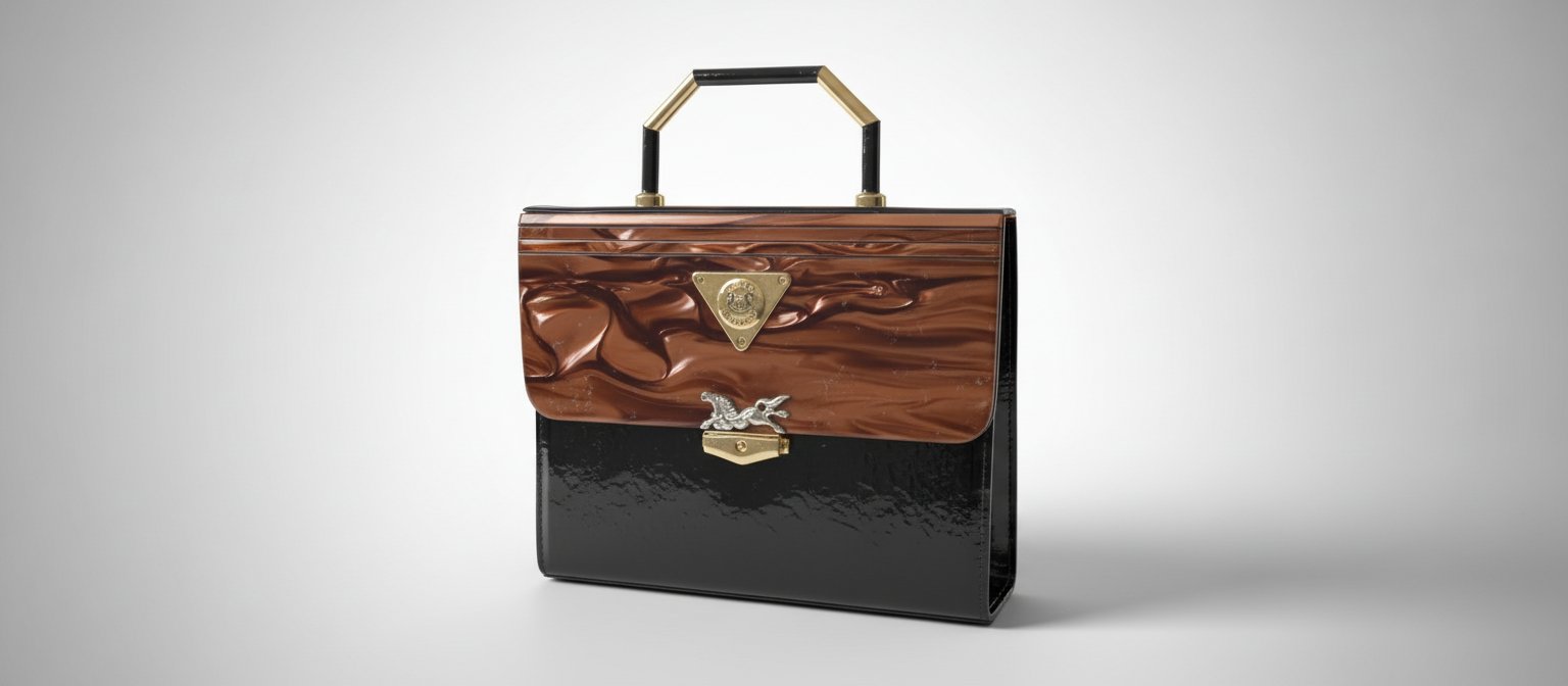 Un joli sac de marque marron et noir de marque baleo galubano