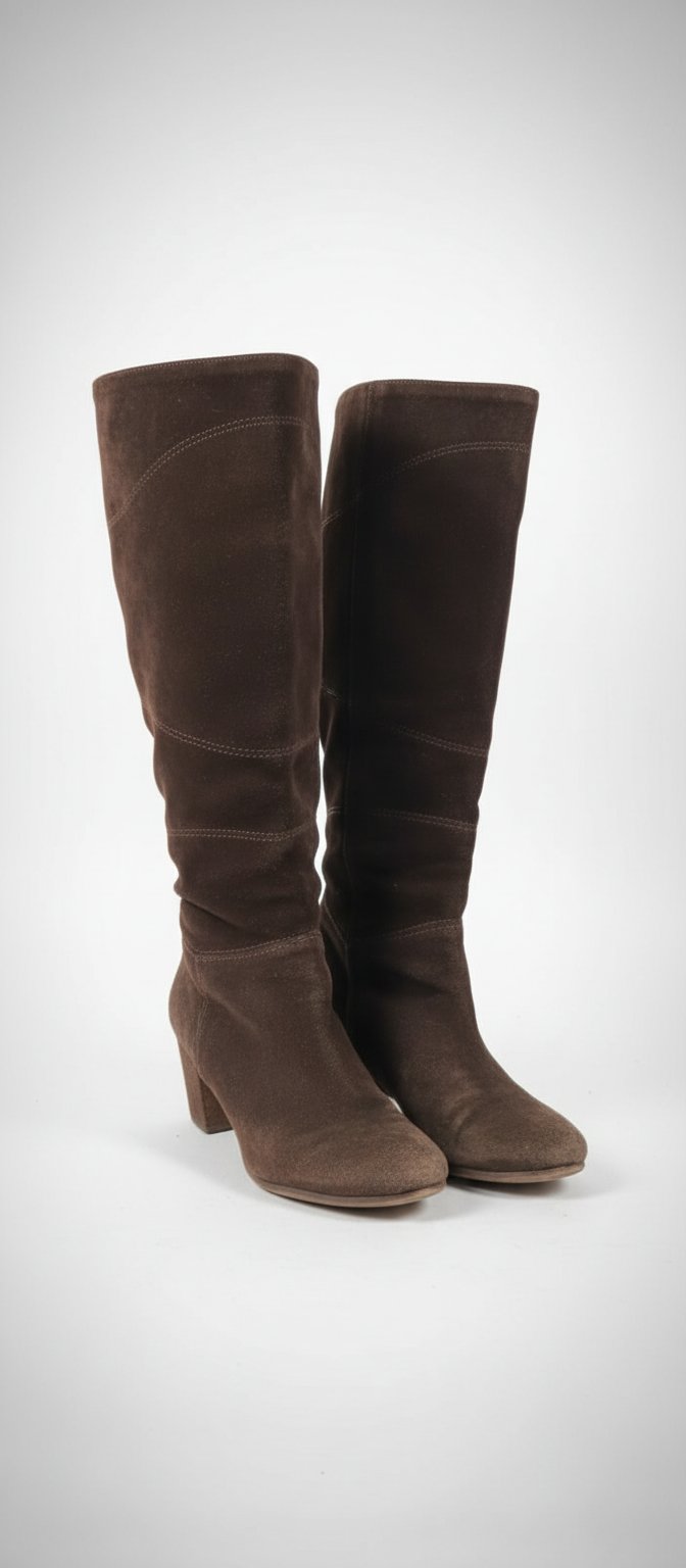 Bottes daim marron foncé pointure 37/38