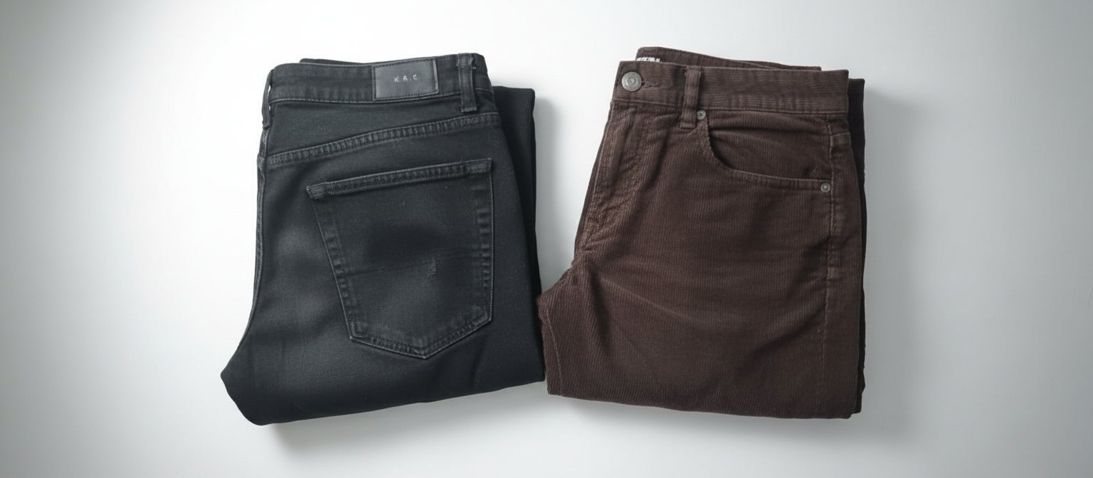Liquidation je vends deux pantalons velours un noir de la marque mac taille 38 et un marron foncé de la marque zen taille 40 avec pullcol montant et veste et top le tout b 30d 