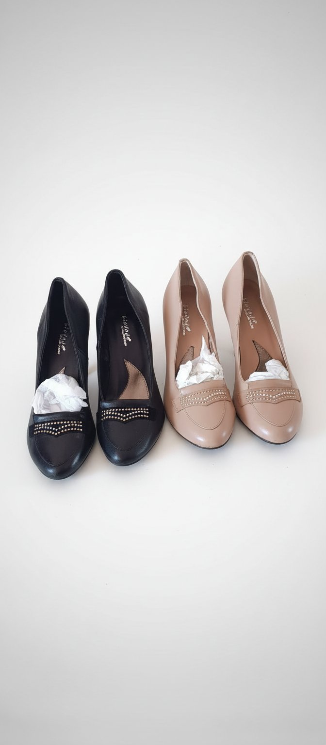 Liquidation deux paires de chaussures un noir pointure 38et un Camel pointure 37 de la marque Giovanna neufs 