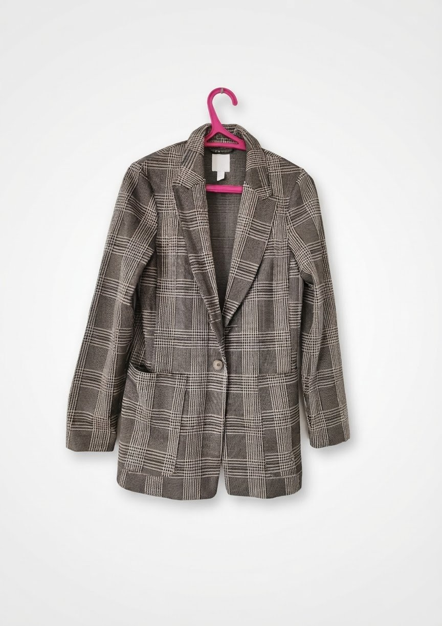 Blazer à carreaux 