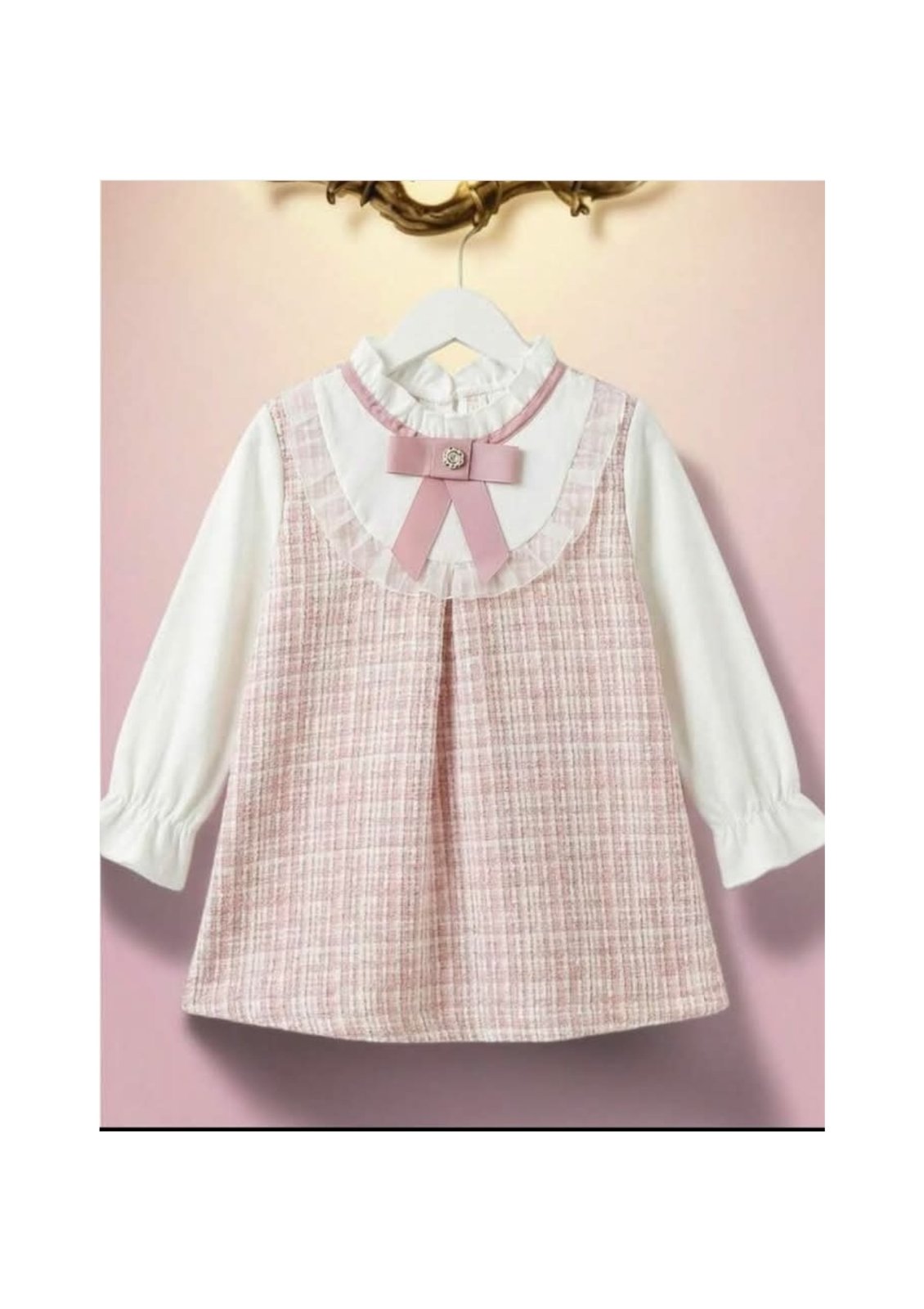 Robe avec veste tessu tweed