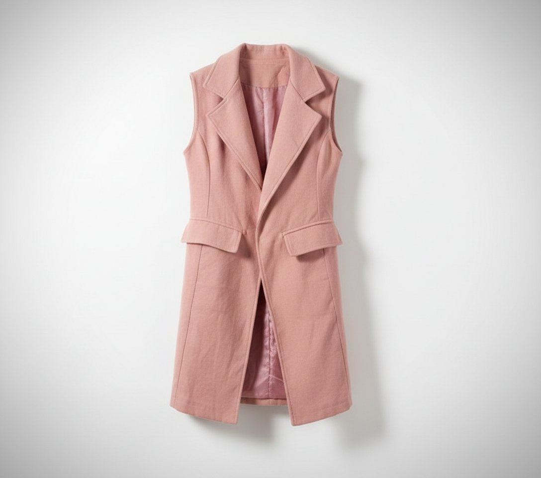 Manteau sans manche cachemire 