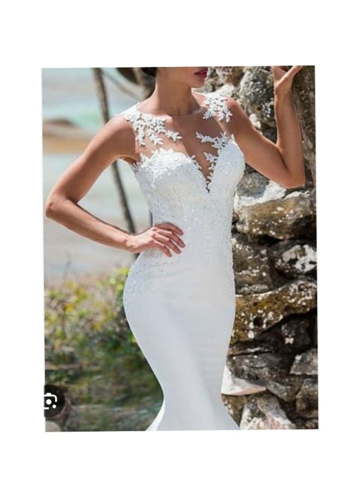 Chic Robe blanche longue 