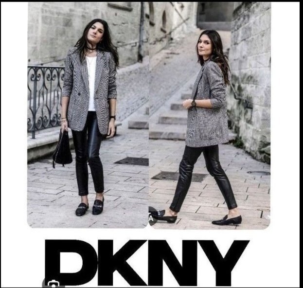Blazer à carreaux Dkny 