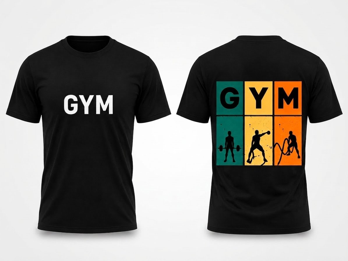T-shirt GYM noir