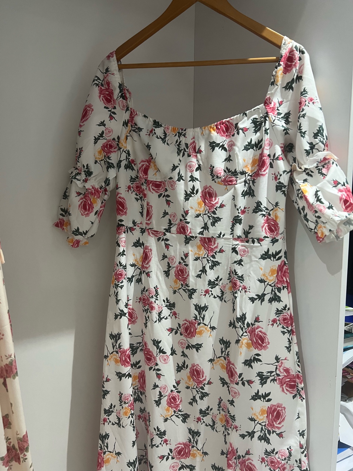 Robe longue fleurie