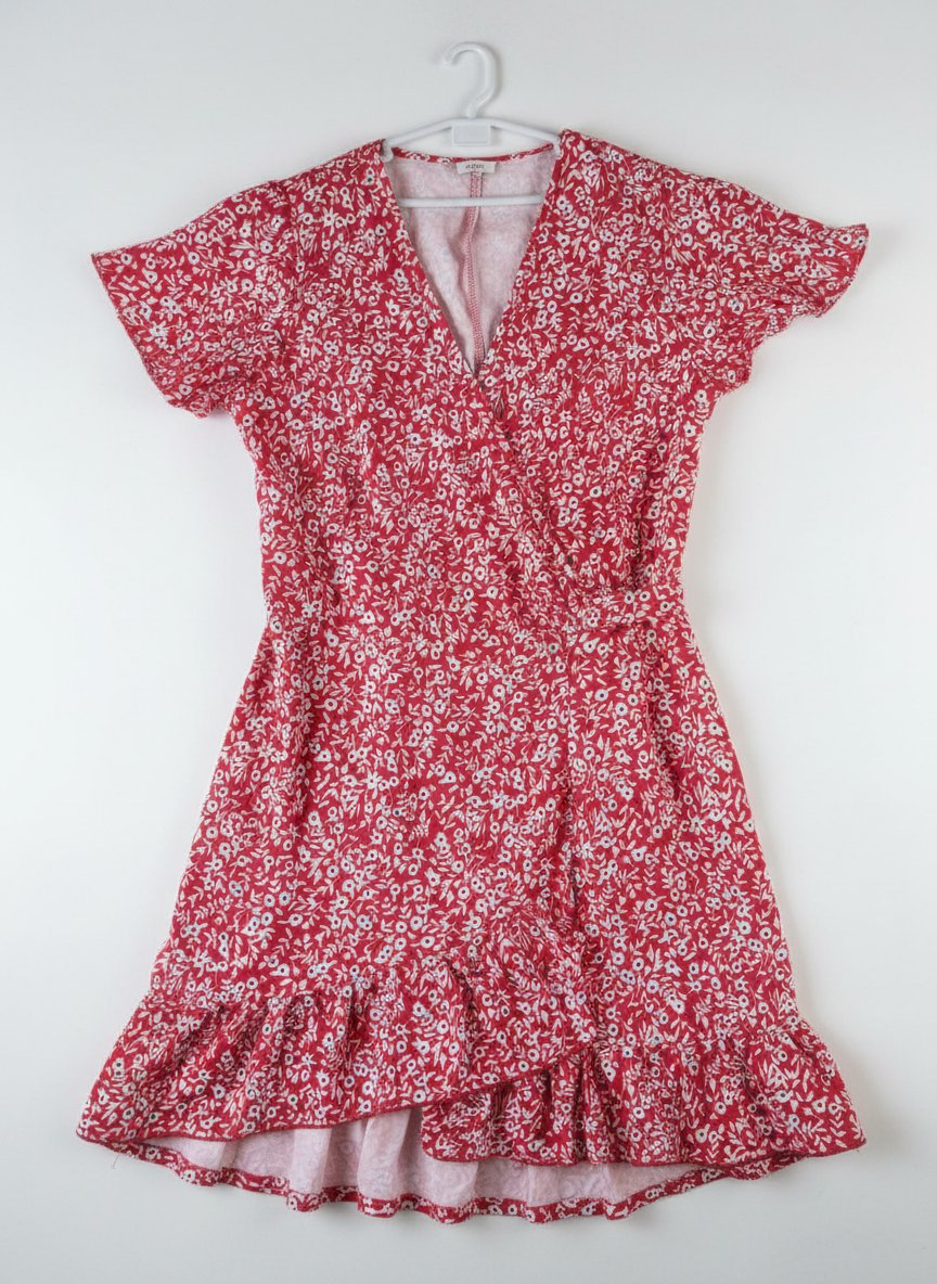 Robe portefeuille rouge