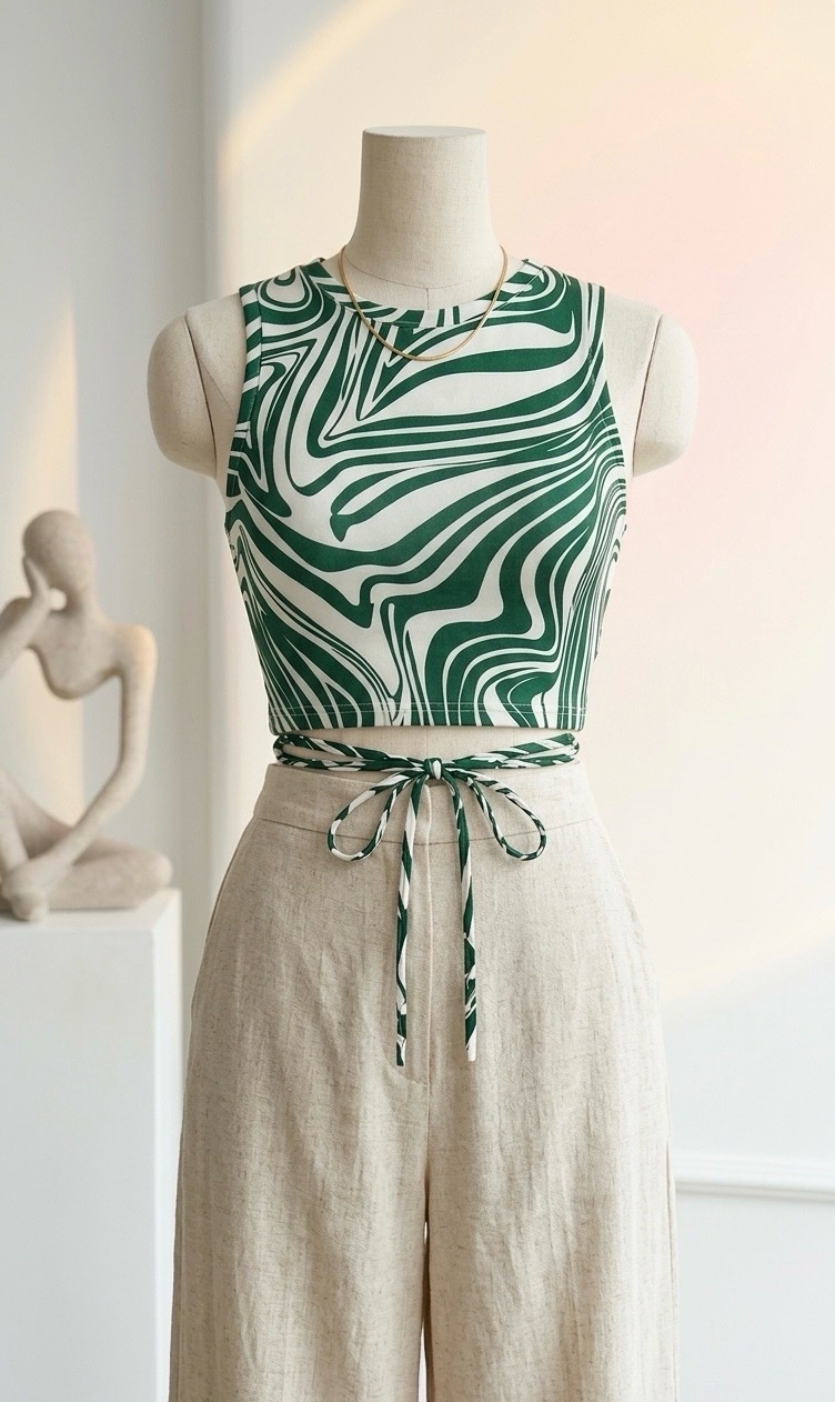 Top vert taille S