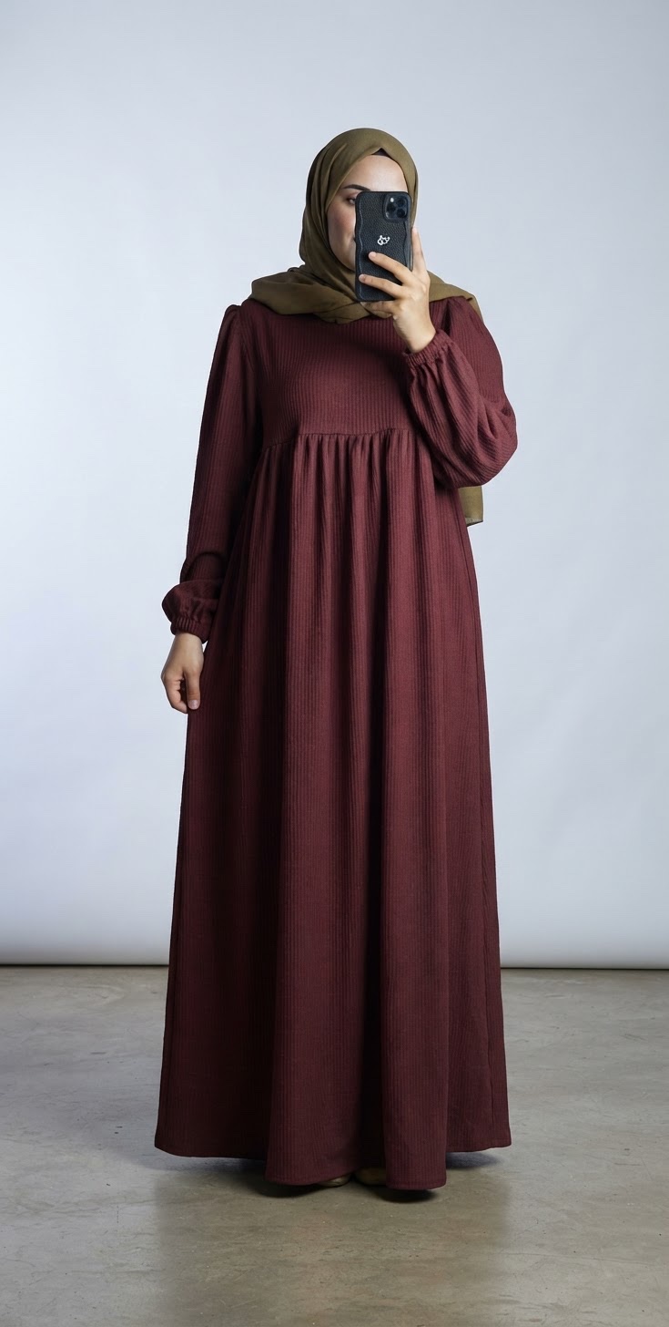 Robe winter burgundy