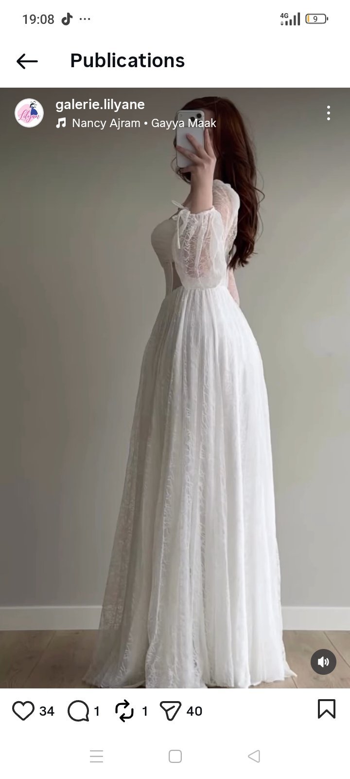 Robe de fiançailles 