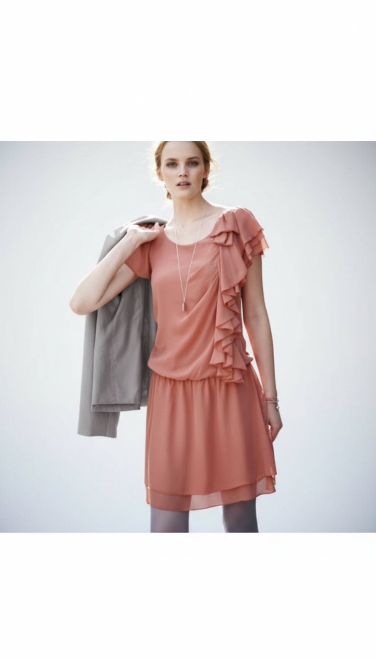 Robe 3 suisses neuve volantée 
