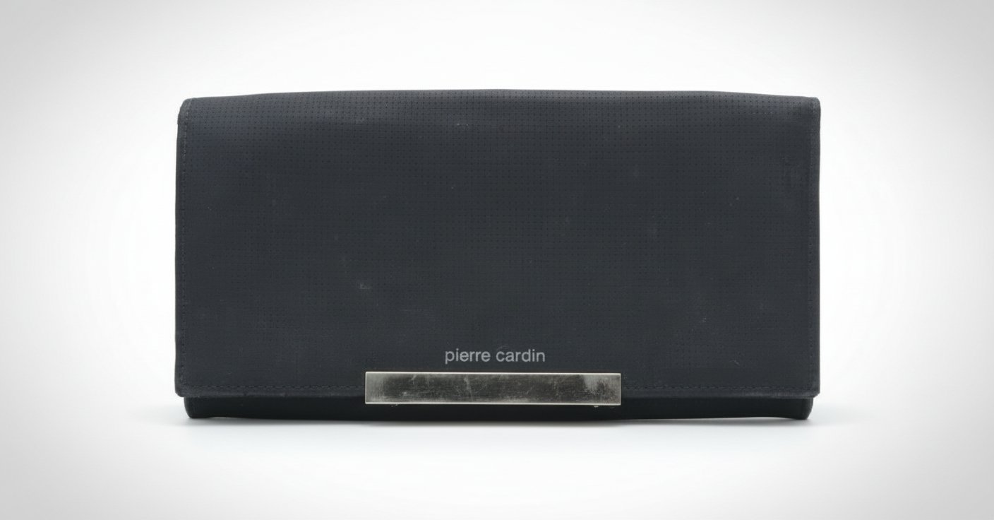 Portefeuille Noir Pierre Cradin
