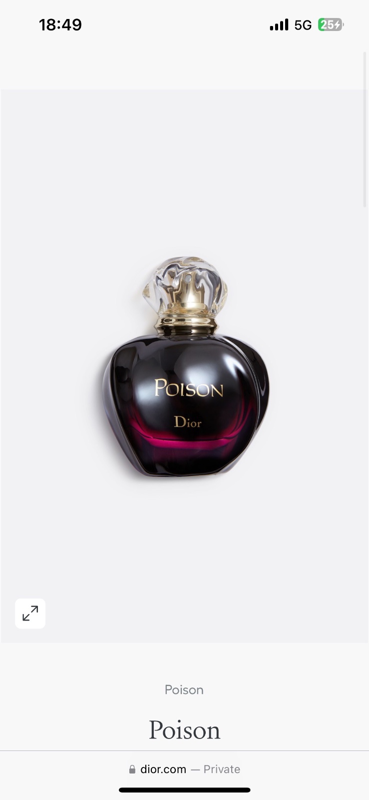Dior poison 30ml