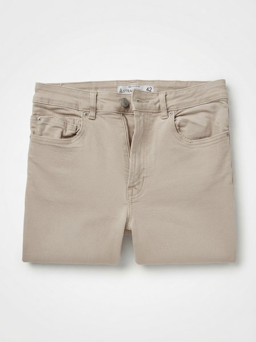 Un pantalon beige