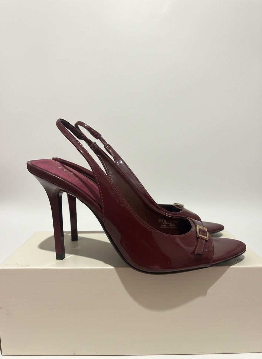 Talons Zara en bordeaux 