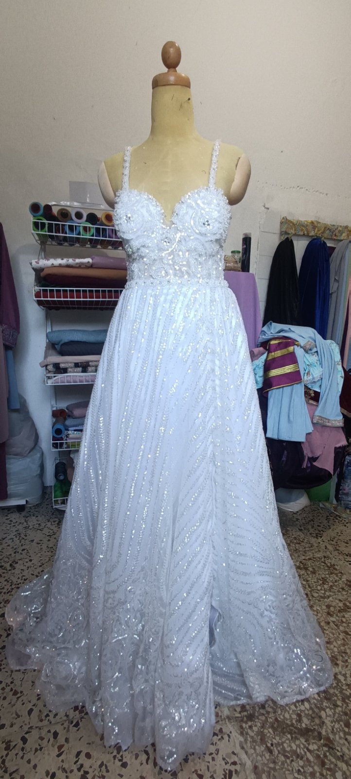 Robe fiançailles, mariage 