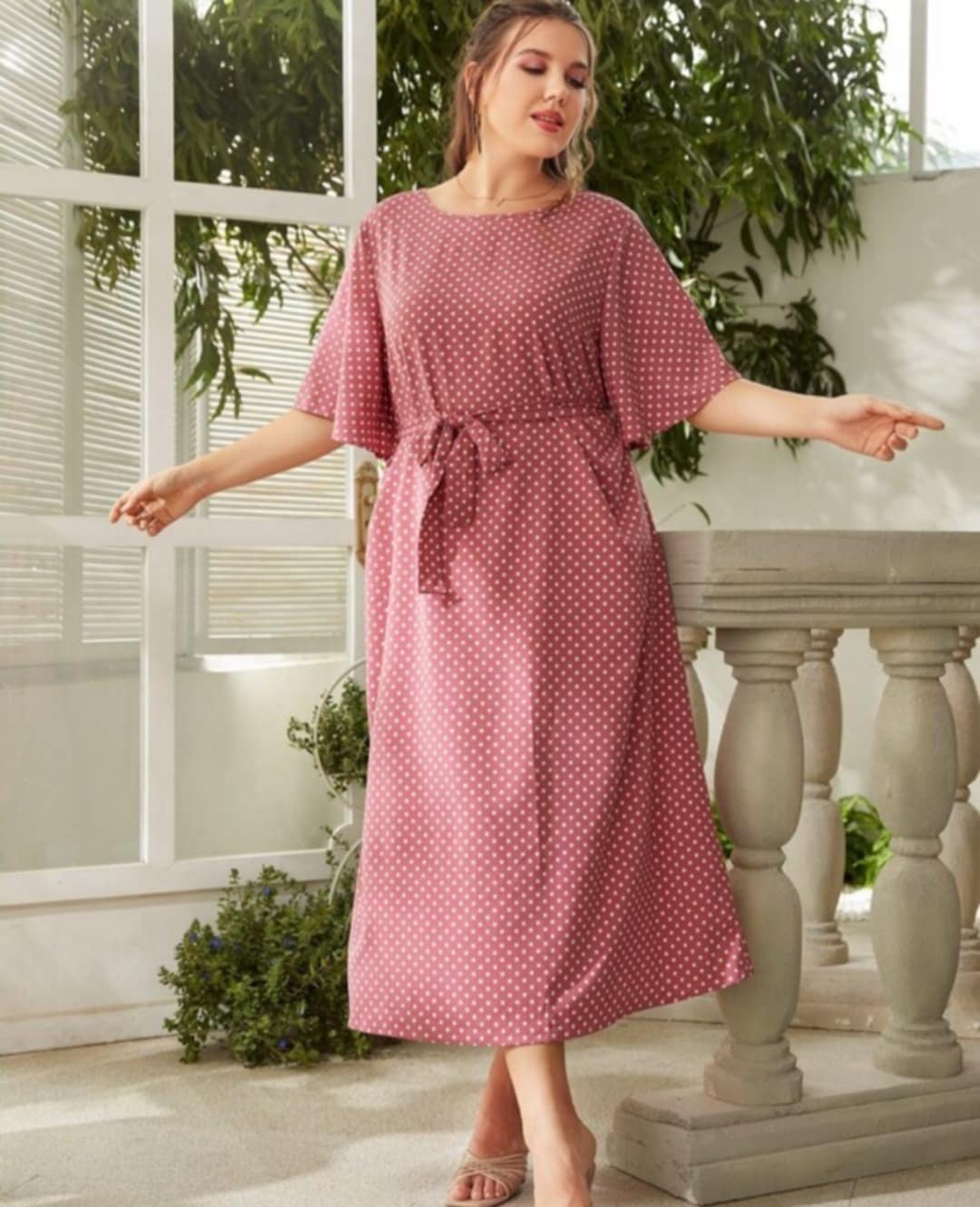 Robe rose 