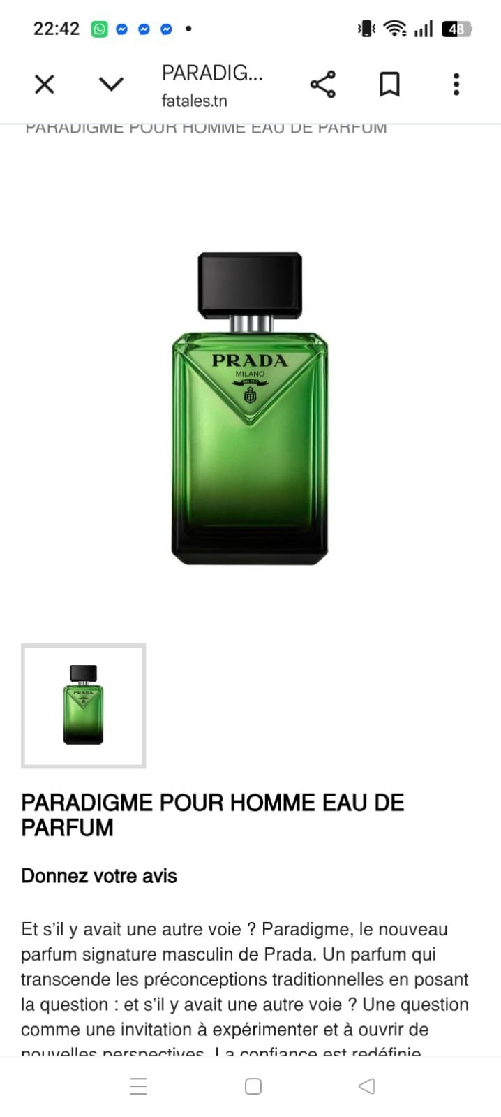 Parfum prada 
